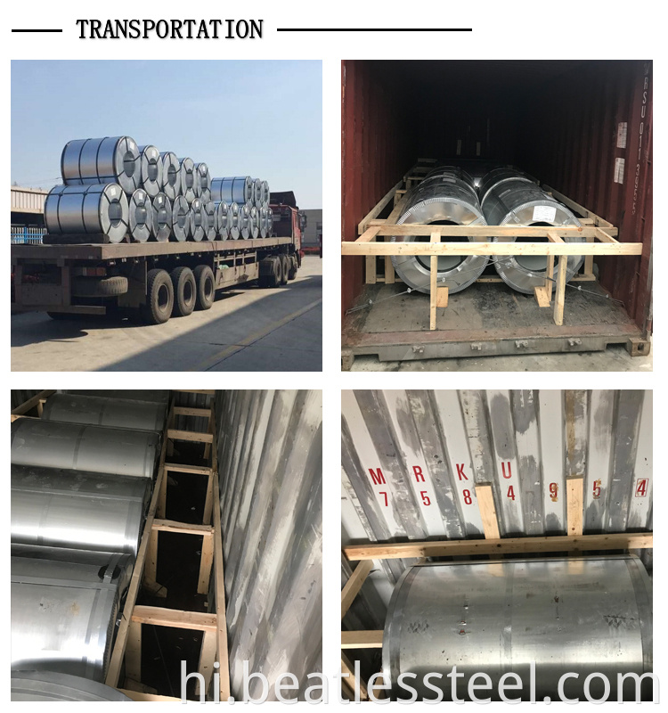 Galvanized steel sheet coil for roofing sheet